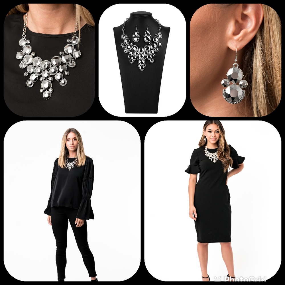 Bling Bling Necklace and Earring Set